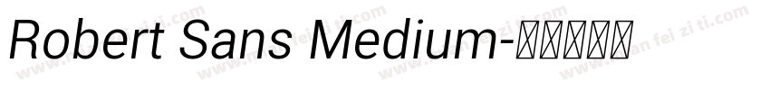 Robert Sans Medium字体转换